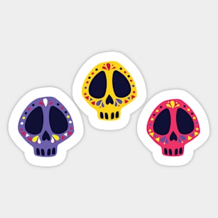 Halloween Sugarskulls Sticker